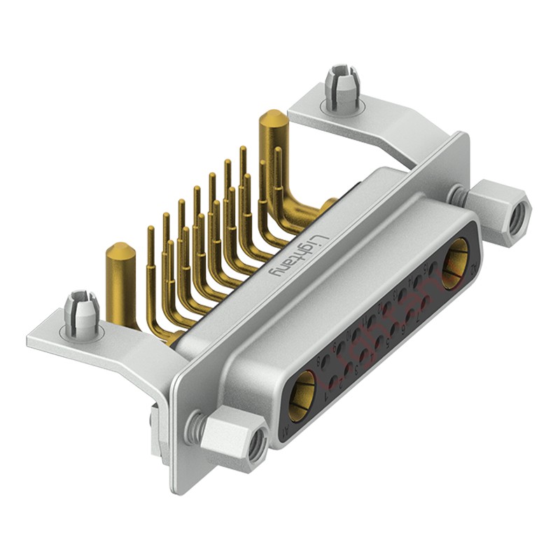 17W2母PCB弯插板/铆支架10.8/大电流20A