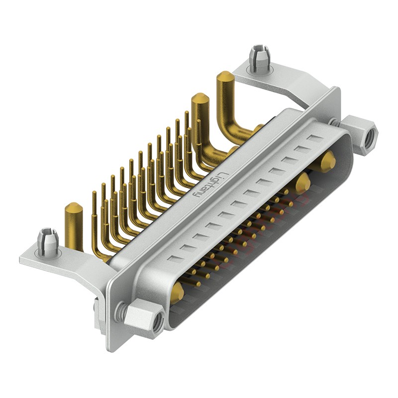 25W3公PCB弯插板/铆支架11.6/大电流20A