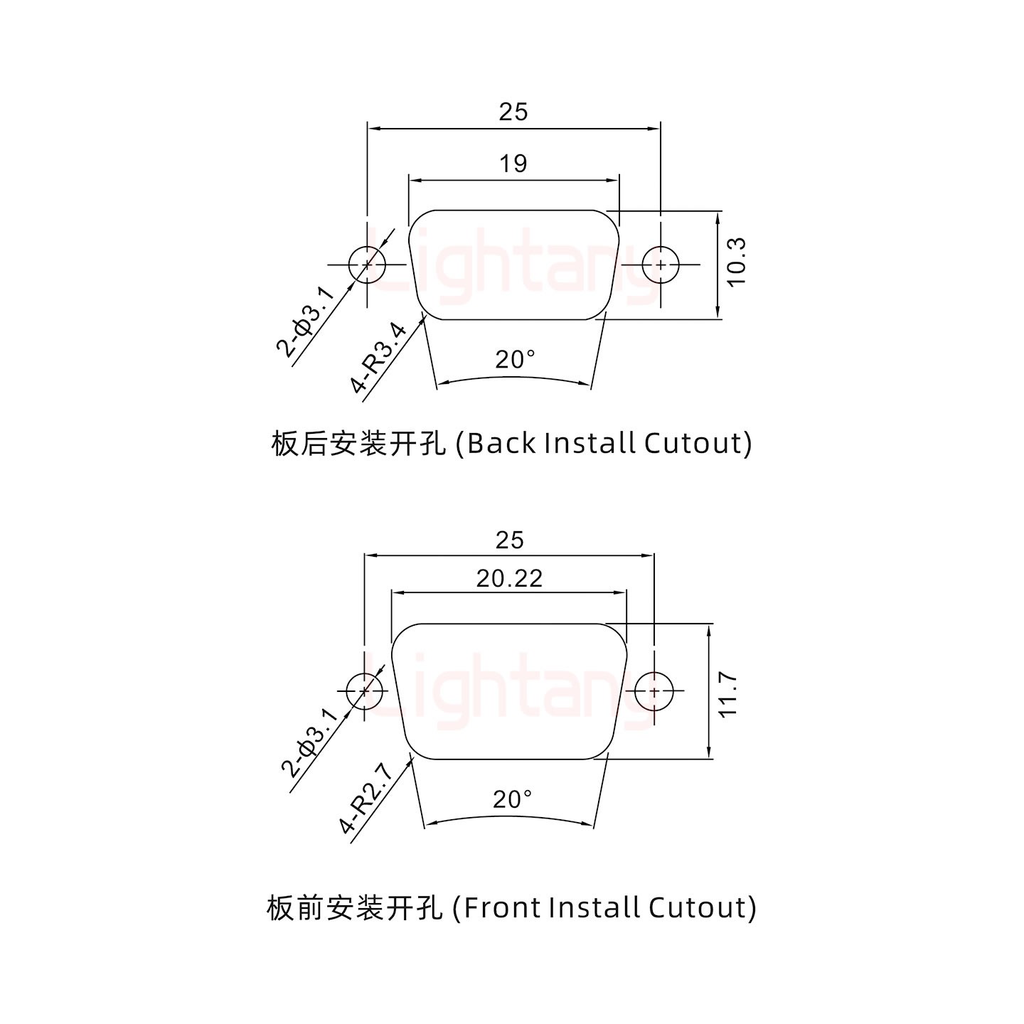 1W1母压线式/配螺丝螺母/大电流20A