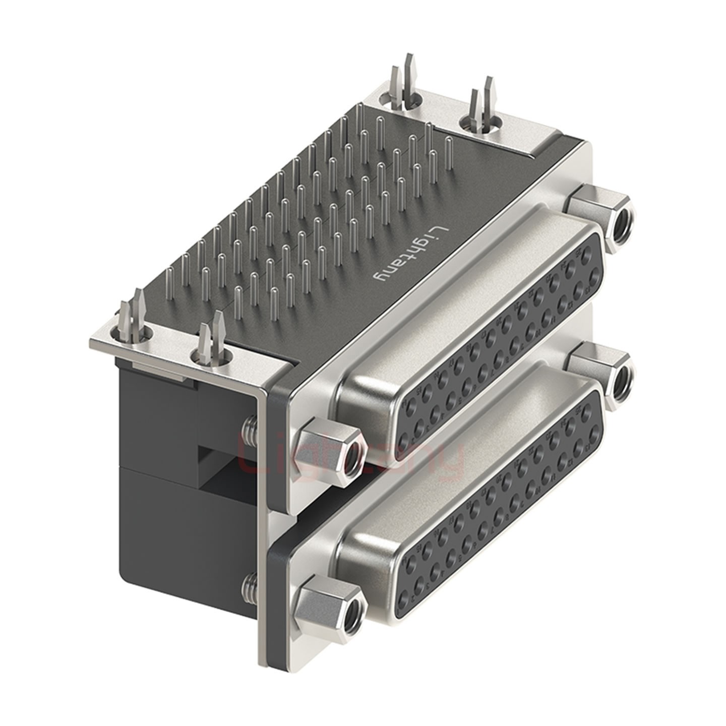 DR25母对母 间距15.88 双胞胎冲针 D-SUB连接器