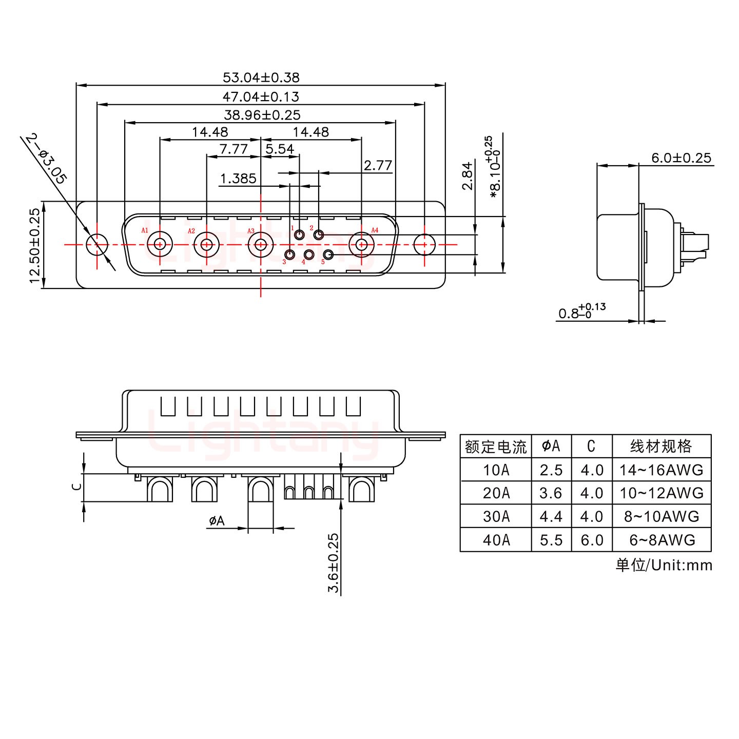 9W4公短体焊线30A+25P金属外壳592斜出线4~12mm