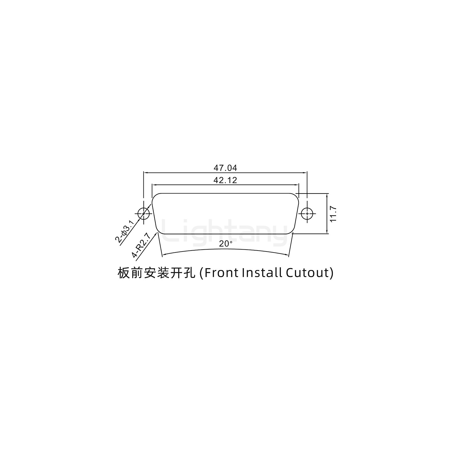 防水5W5公焊线式/锁螺丝/大电流40A