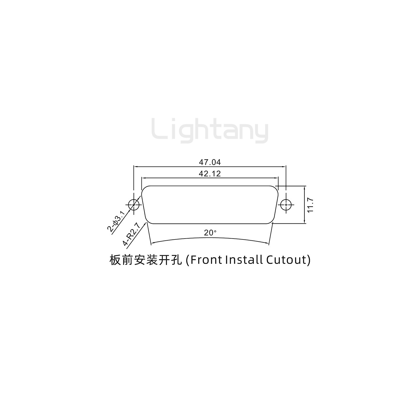 9W4母焊线式/锁螺丝螺母+防水垫片/大电流40A