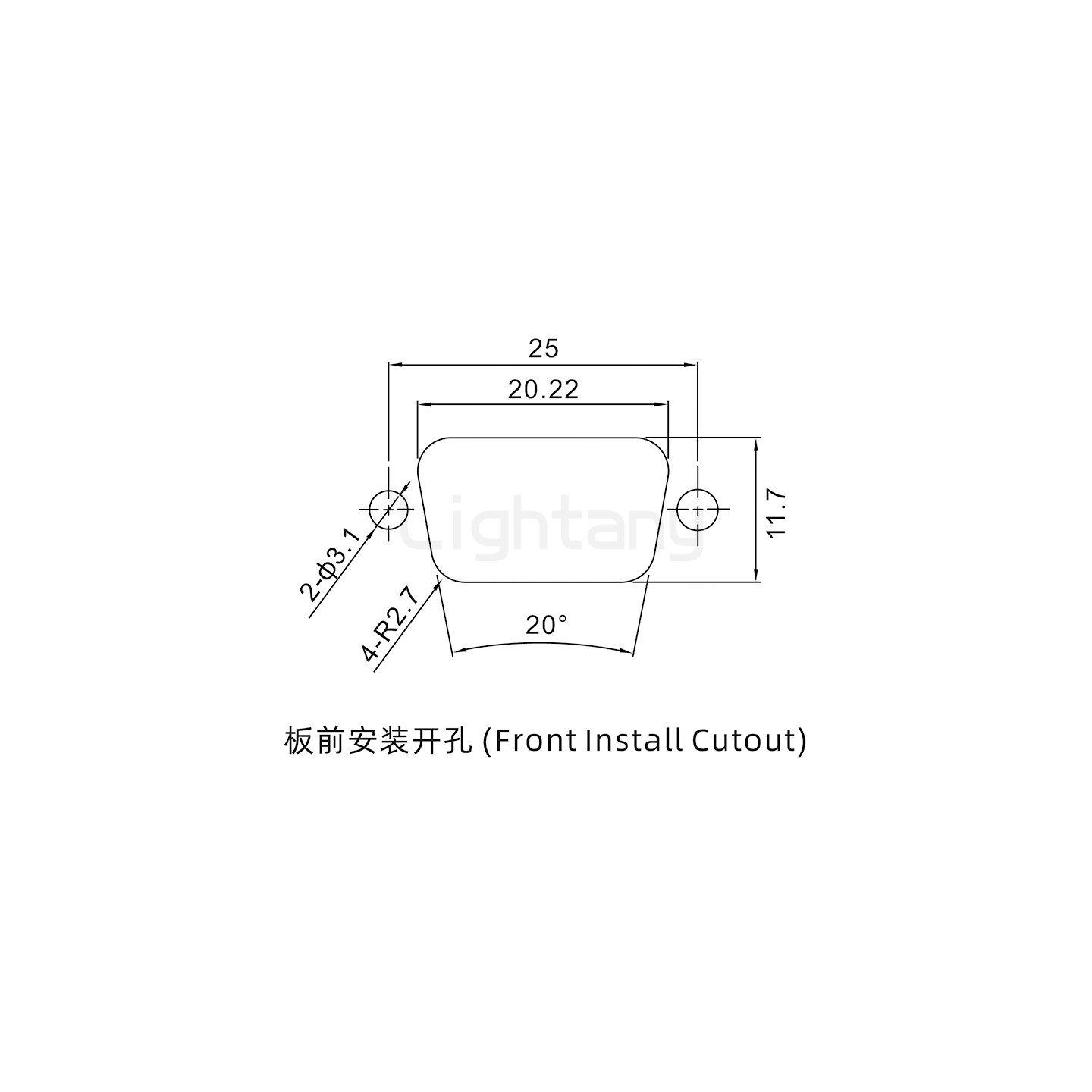 防水1W1母焊线式/锁螺丝/射频同轴50欧姆