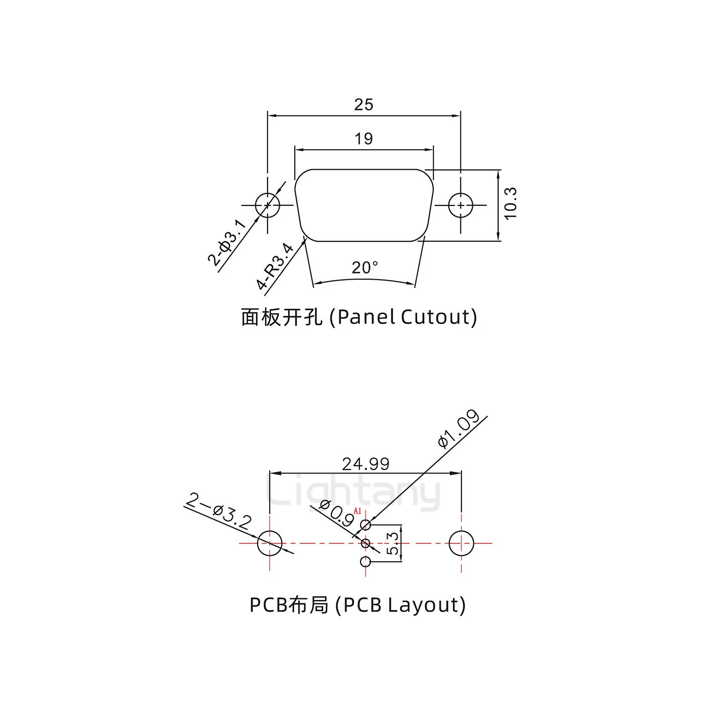 防水1W1母直插板/铆鱼叉/锁螺丝/射频同轴50欧姆