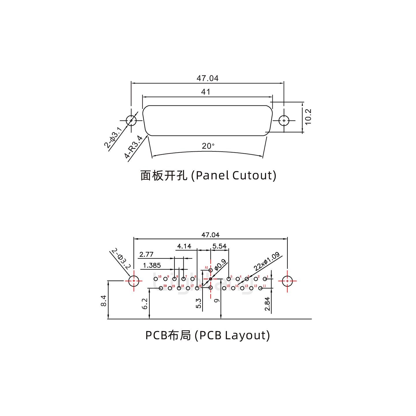 防水21W1母弯插板/铆支架/锁螺丝/射频同轴50欧姆