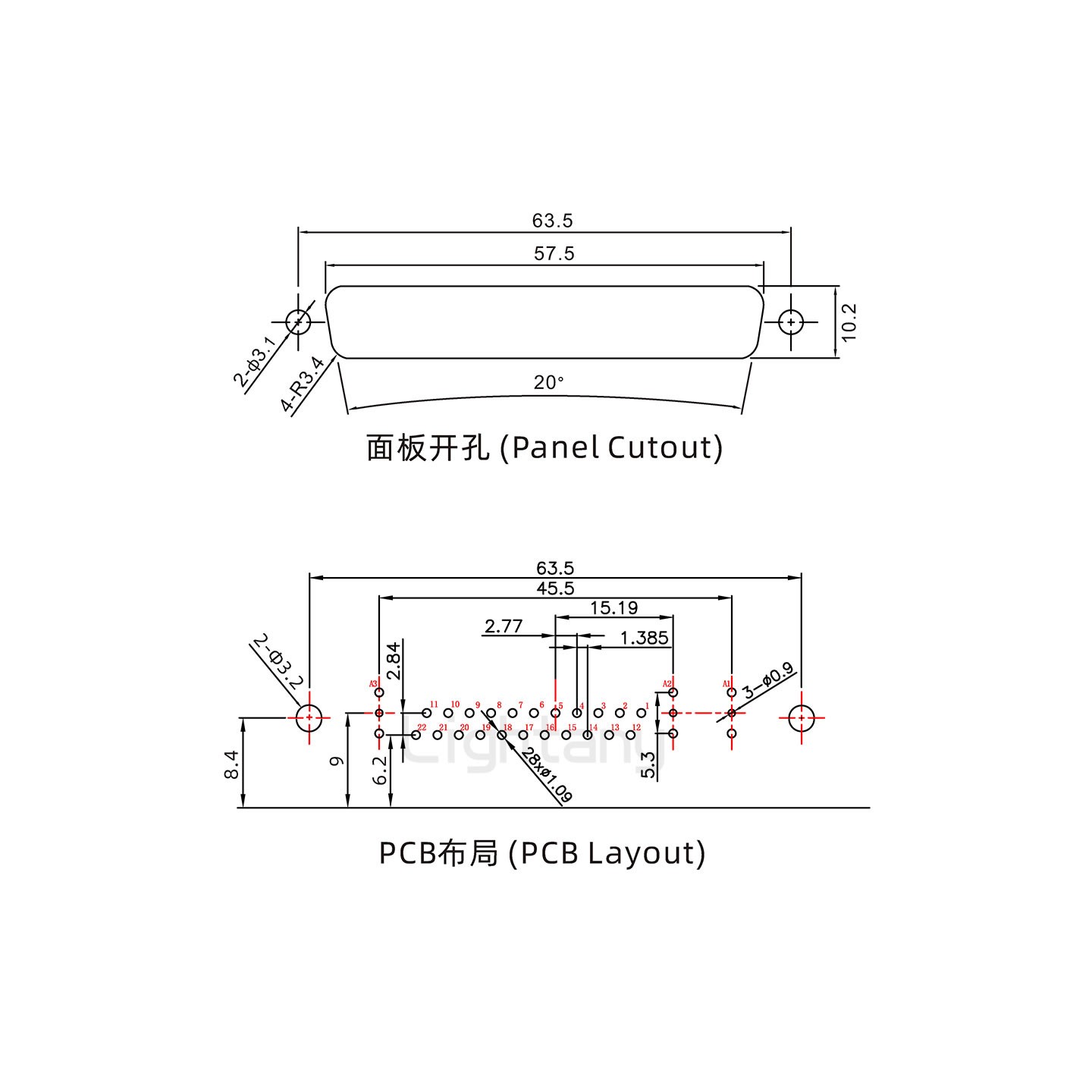 防水25W3母弯插板/铆支架/锁螺丝/射频同轴50欧姆