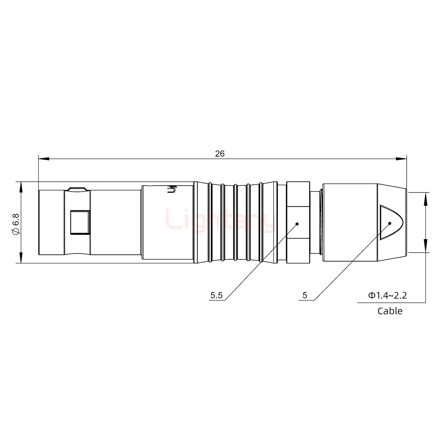 PHG.00.004.CLLD22推拉自锁浮动插座