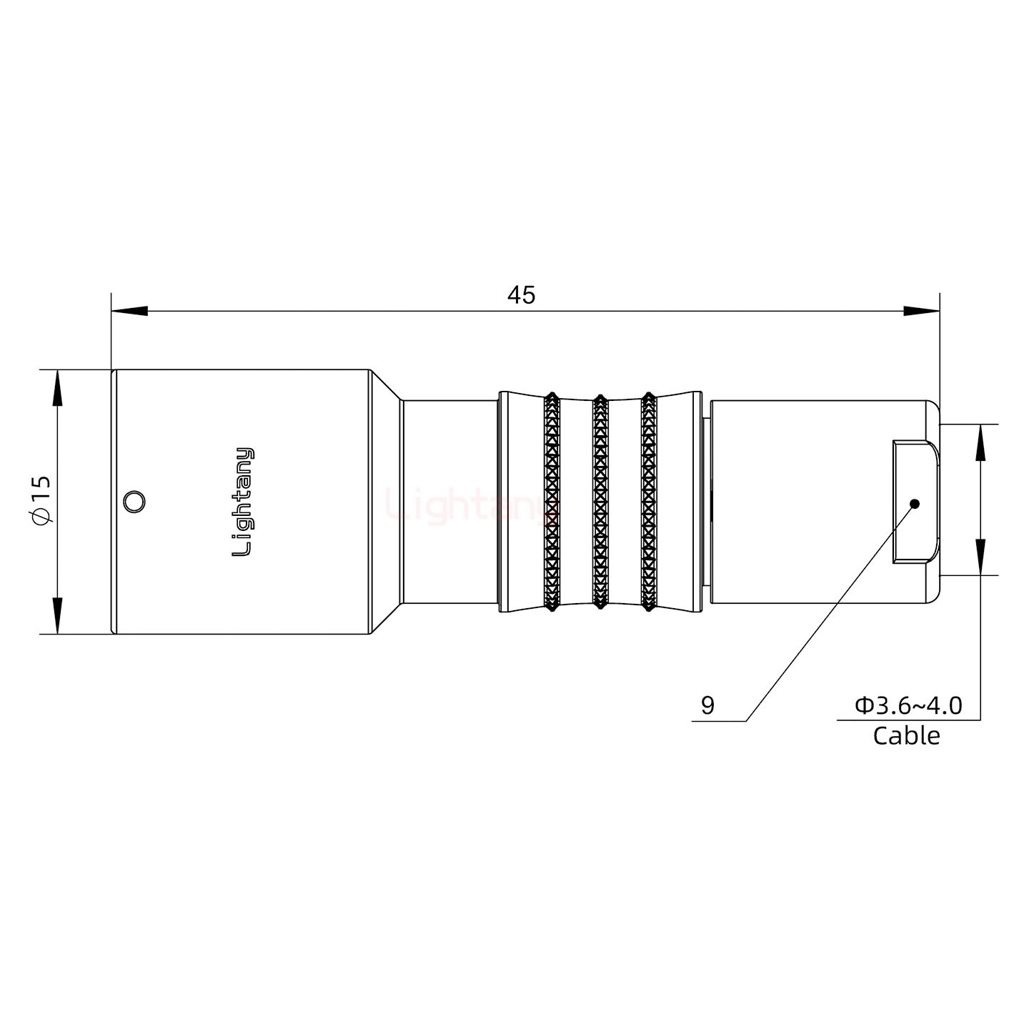 FHG.1K.002.CLAC40推拉自锁弯式插头