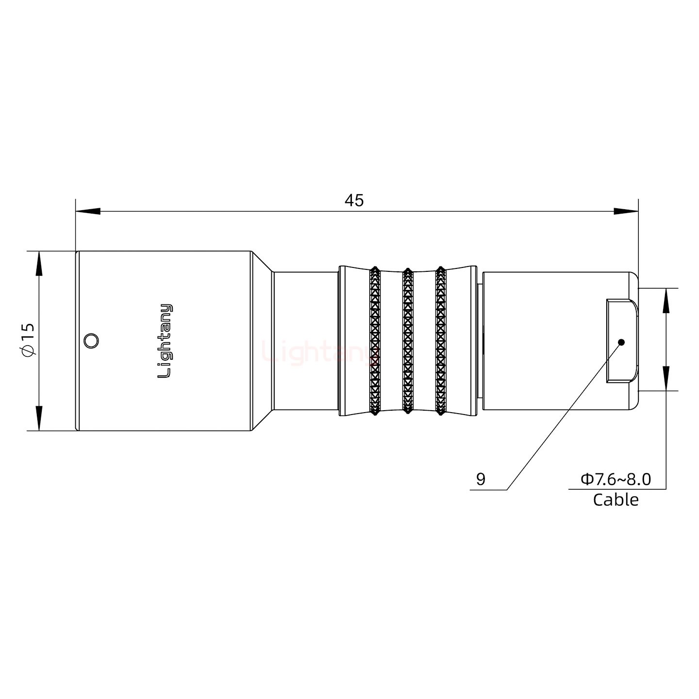 FHG.1K.003.CLAK80推拉自锁弯式插头