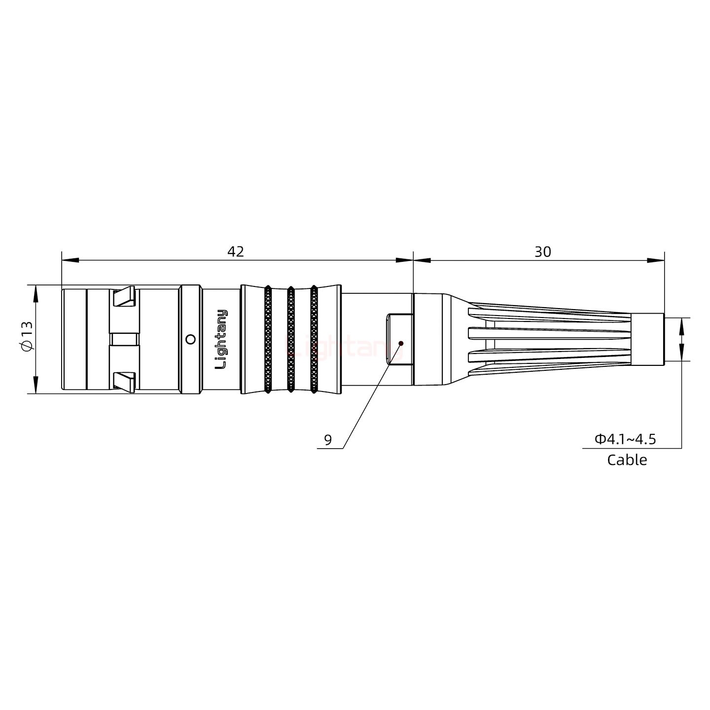 FGG.1K.002.CLAC45Z推拉自锁带护套直式插头