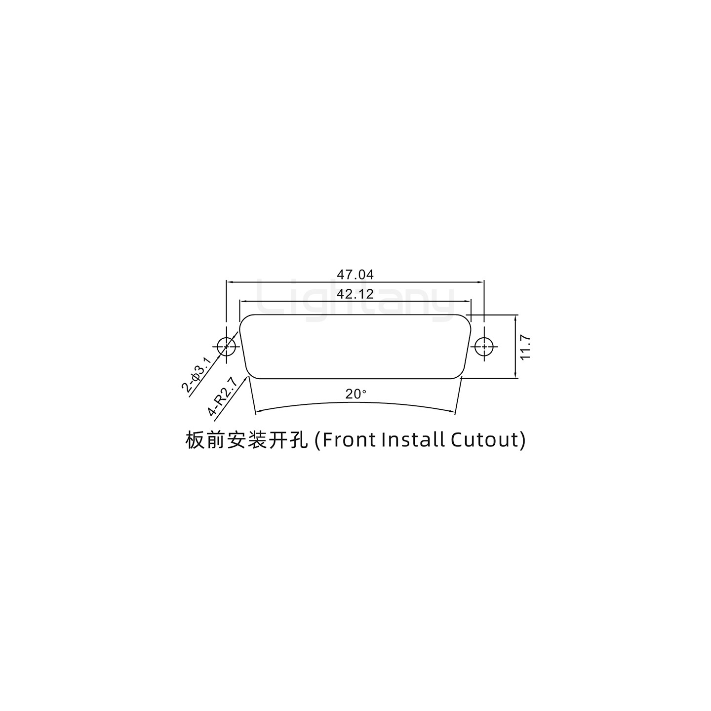 9W4公焊线式/锁螺丝螺母+防水垫片/大电流40A