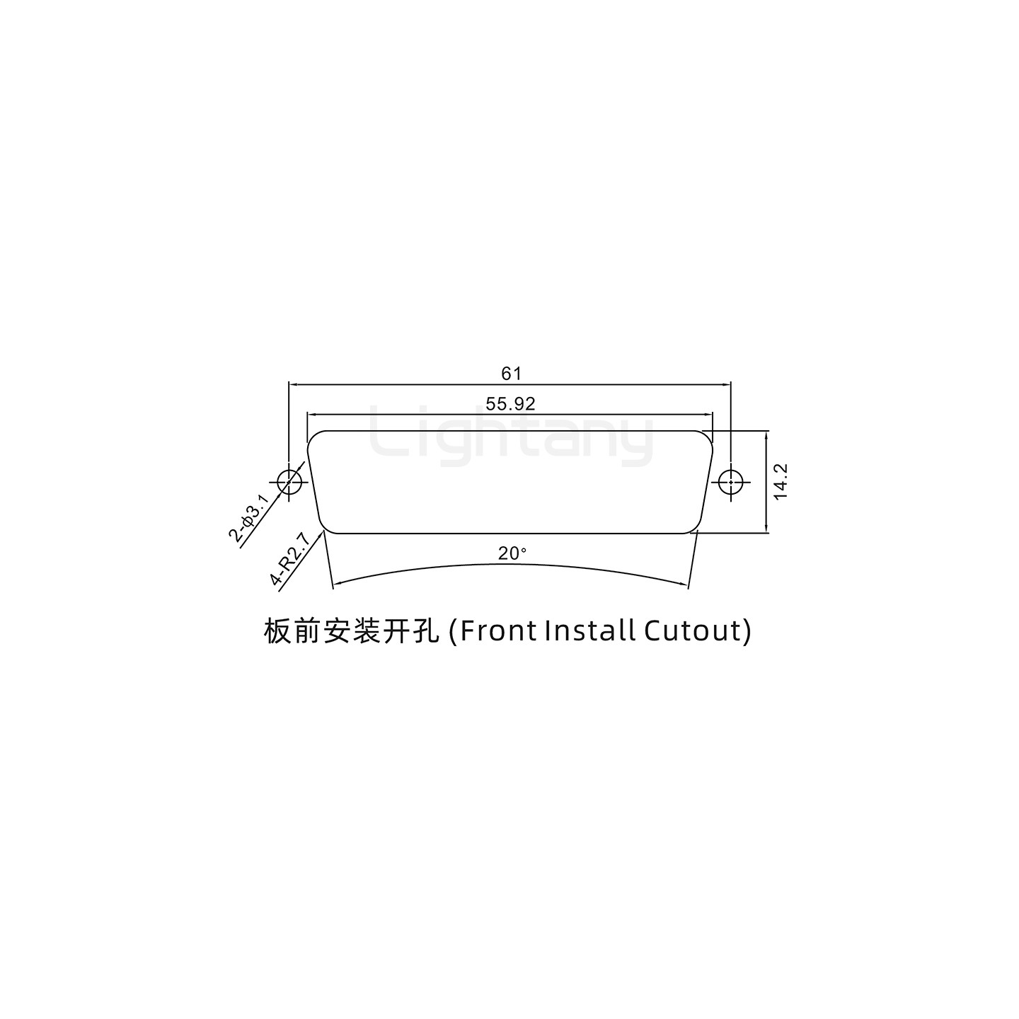 47W1公焊线式/锁螺丝螺母+防水垫片/大电流40A