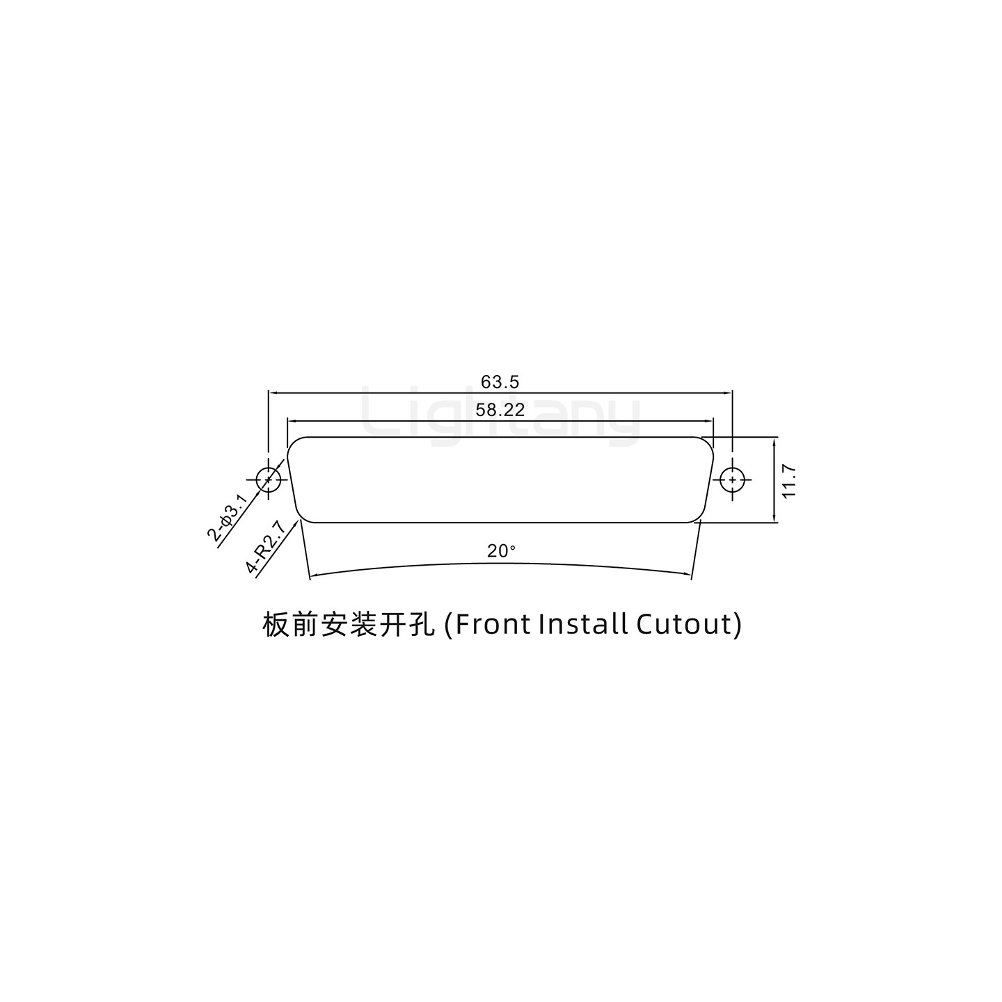 27W2公焊线式/锁螺丝螺母+防水垫片/大电流40A