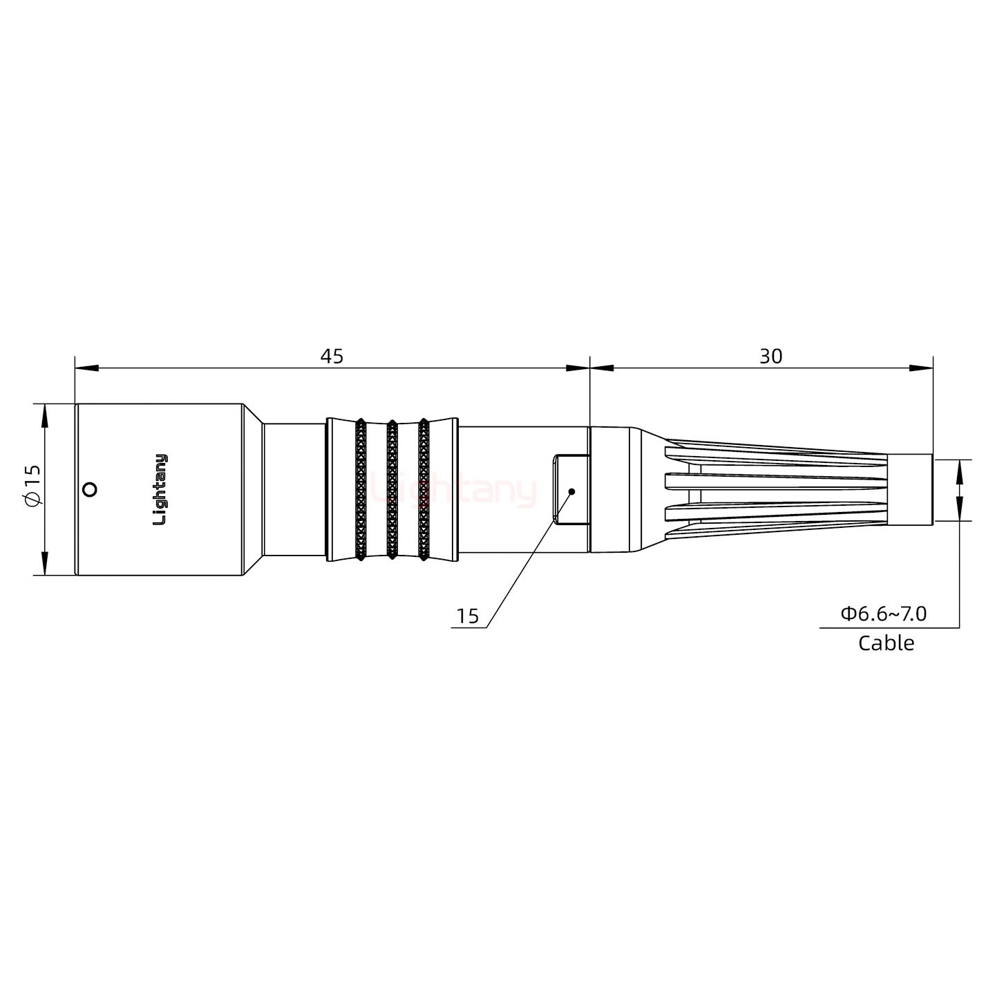 PHG.1K.003.CLAK70Z推拉自锁带护套浮动插座