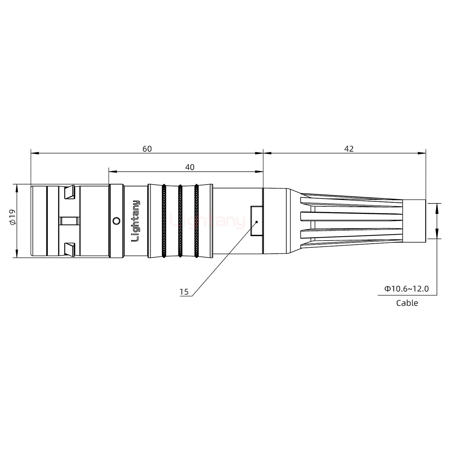 FGG.3K.006.CLAK11Z推拉自锁带护套直式插头