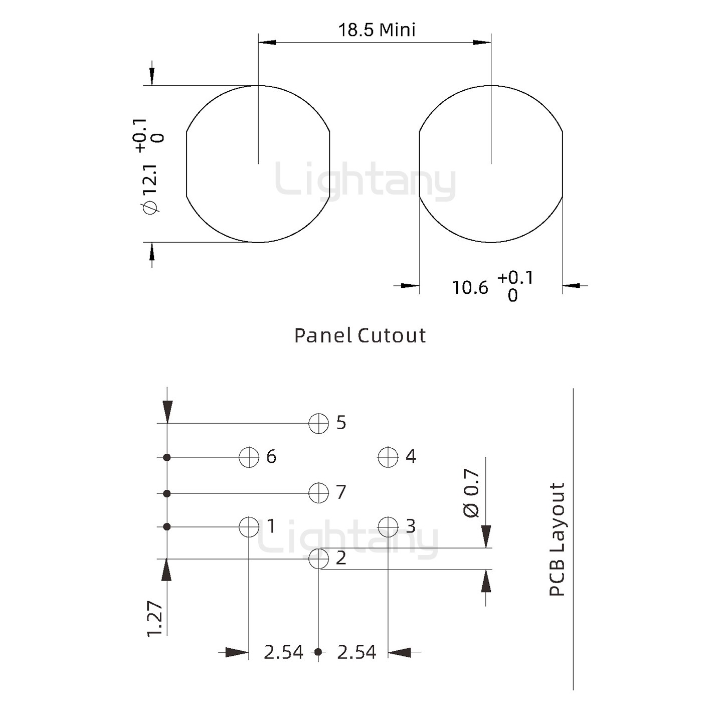 EEG.1B.007.CLV推拉自锁前螺母插座 弯插板