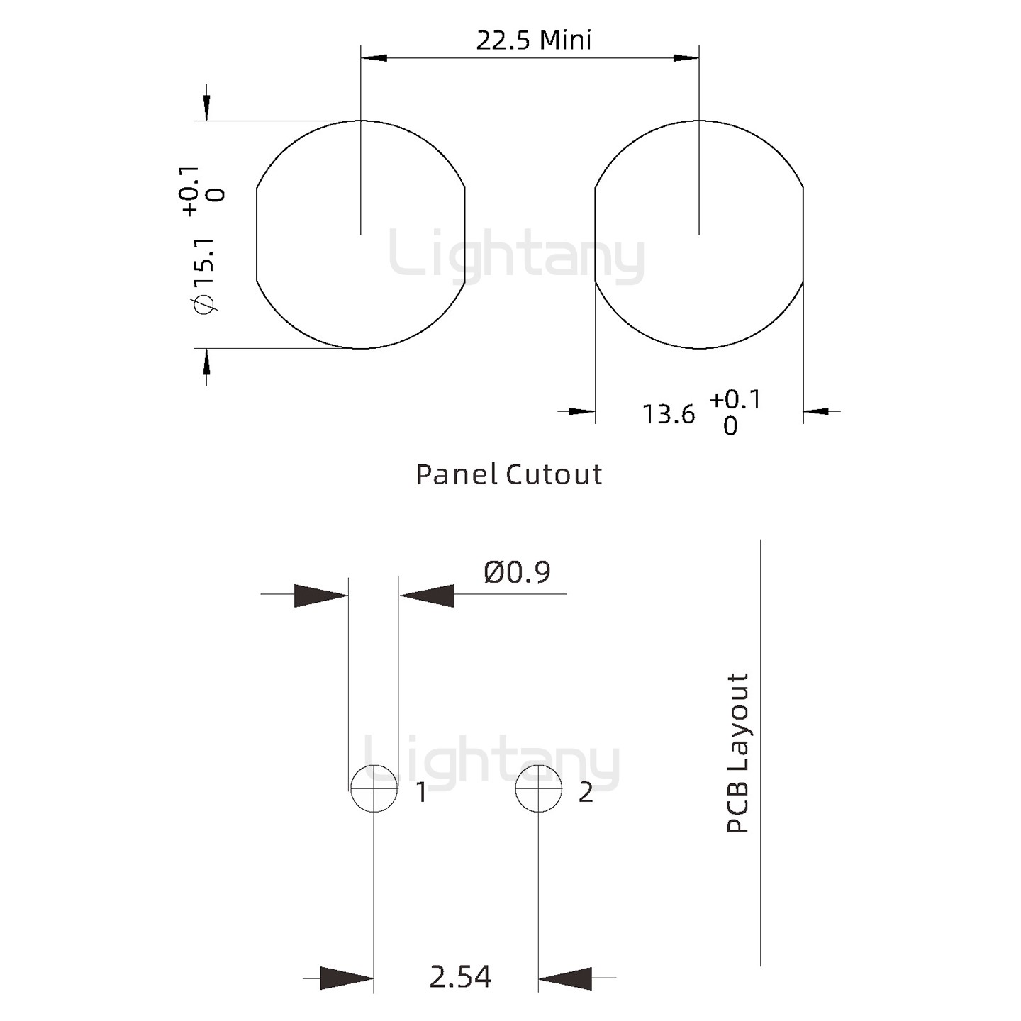ECG.2B.002.CLV双螺母插座 弯插板