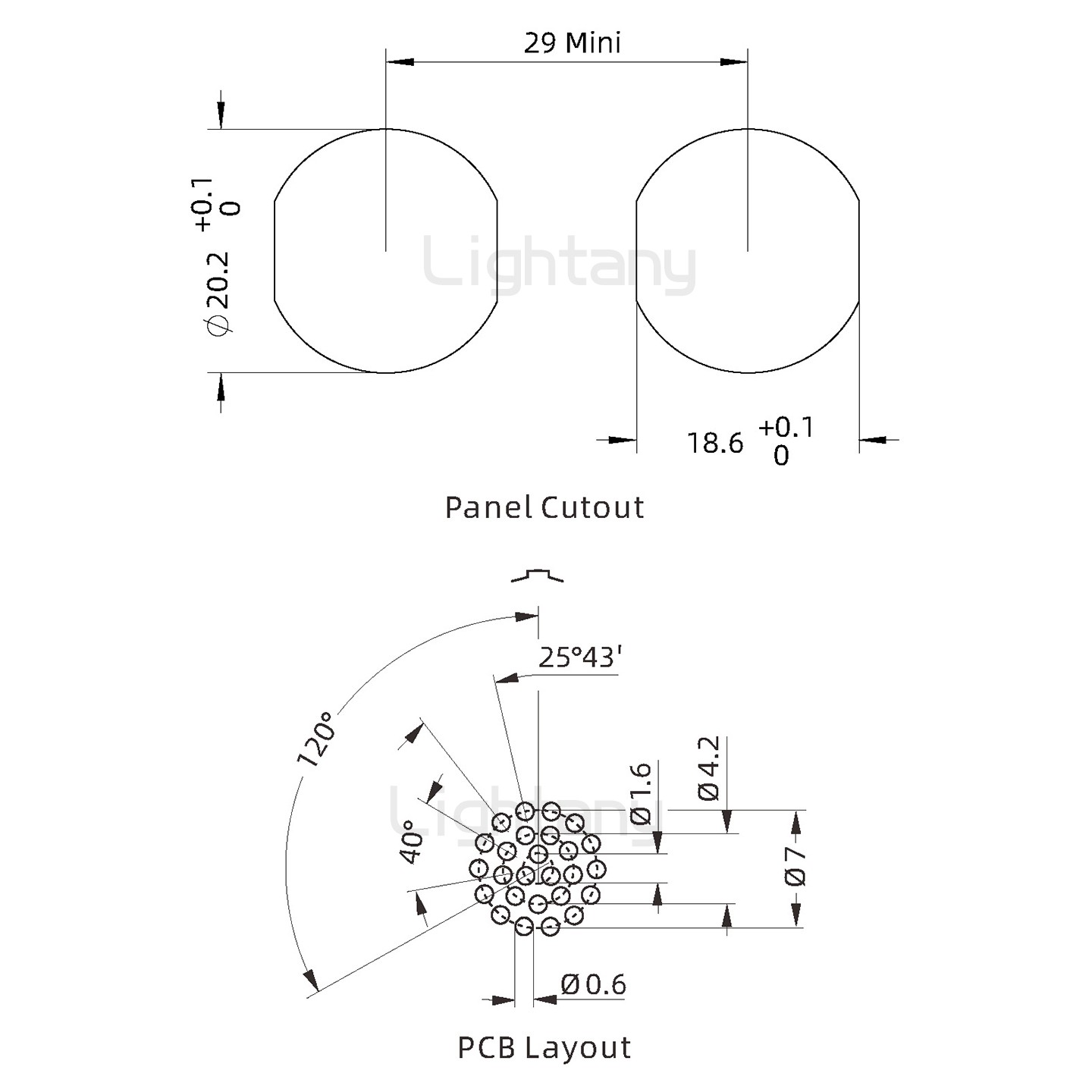 EEG.2K.026.CLN推拉自锁前螺母插座 PCB直插板