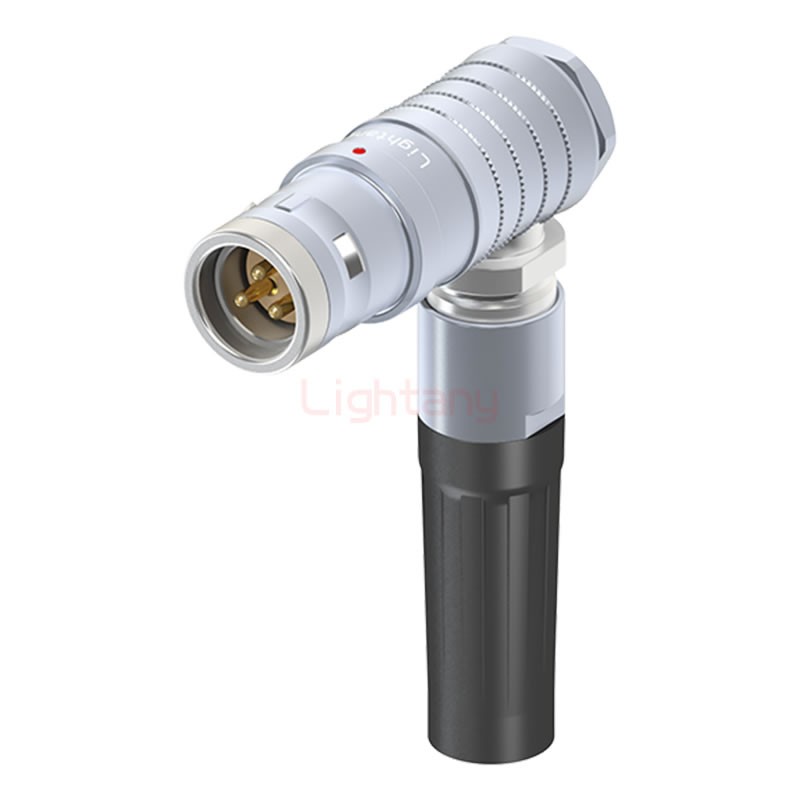 FHG.3K.003.CLAK15Z推拉自锁带护套弯式插头