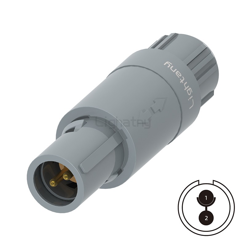 PAG.M0.2GL.AC39G直式插头 推拉自锁