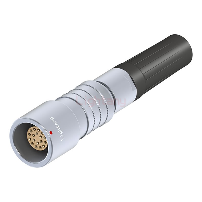 PHG.3K.018.CLLK15Z推拉自锁带护套浮动插座