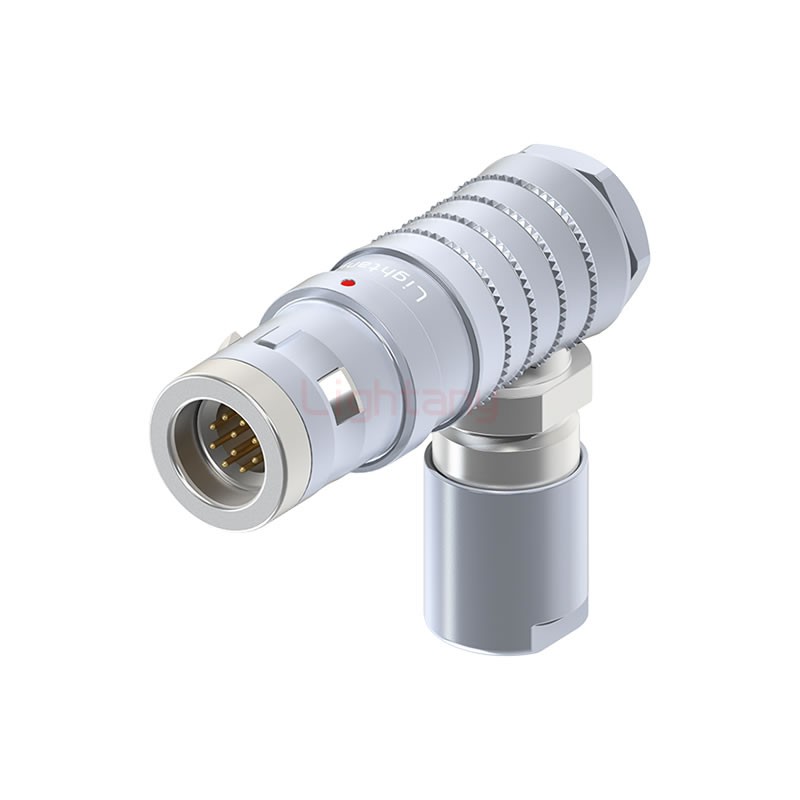 FHG.1K.010.CLAC55推拉自锁弯式插头